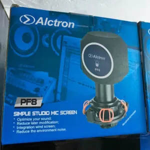 Alctron PF8 Studio Microphone Foam Shield acoustic isolation foam with built-in pop filter for condenser microphones.